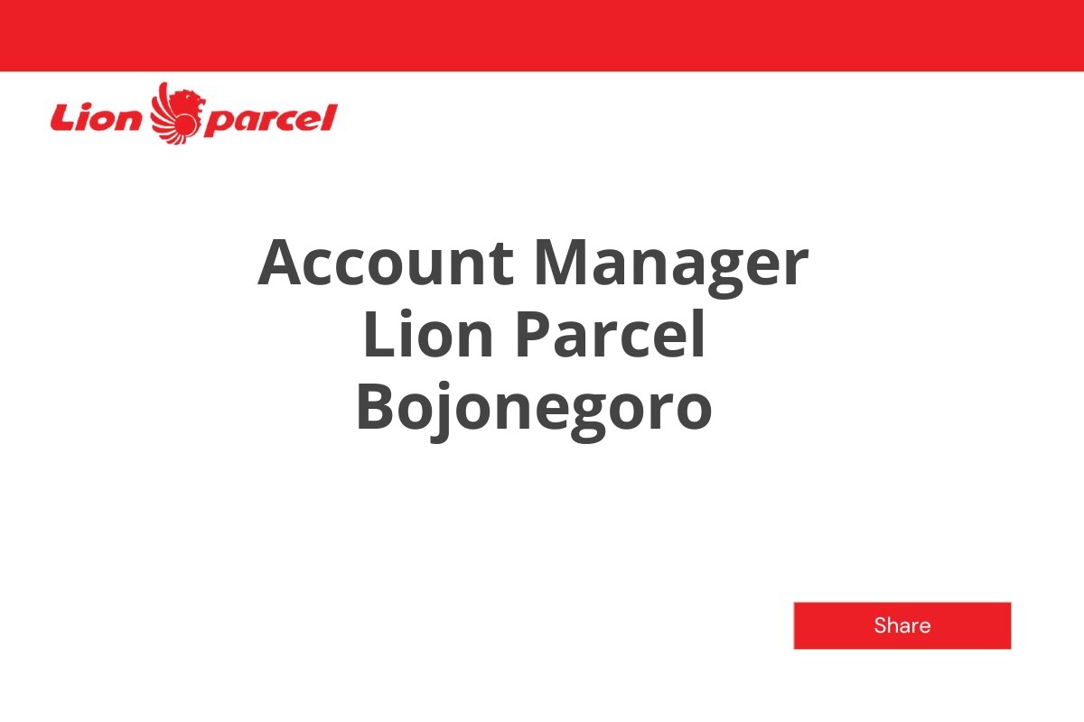 Account Manager Lion Parcel Bojonegoro
