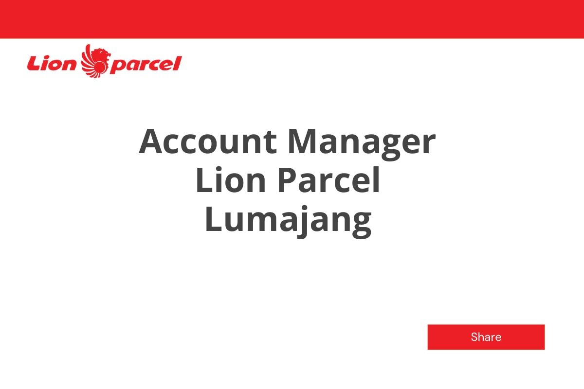 Account Manager Lion Parcel Lumajang