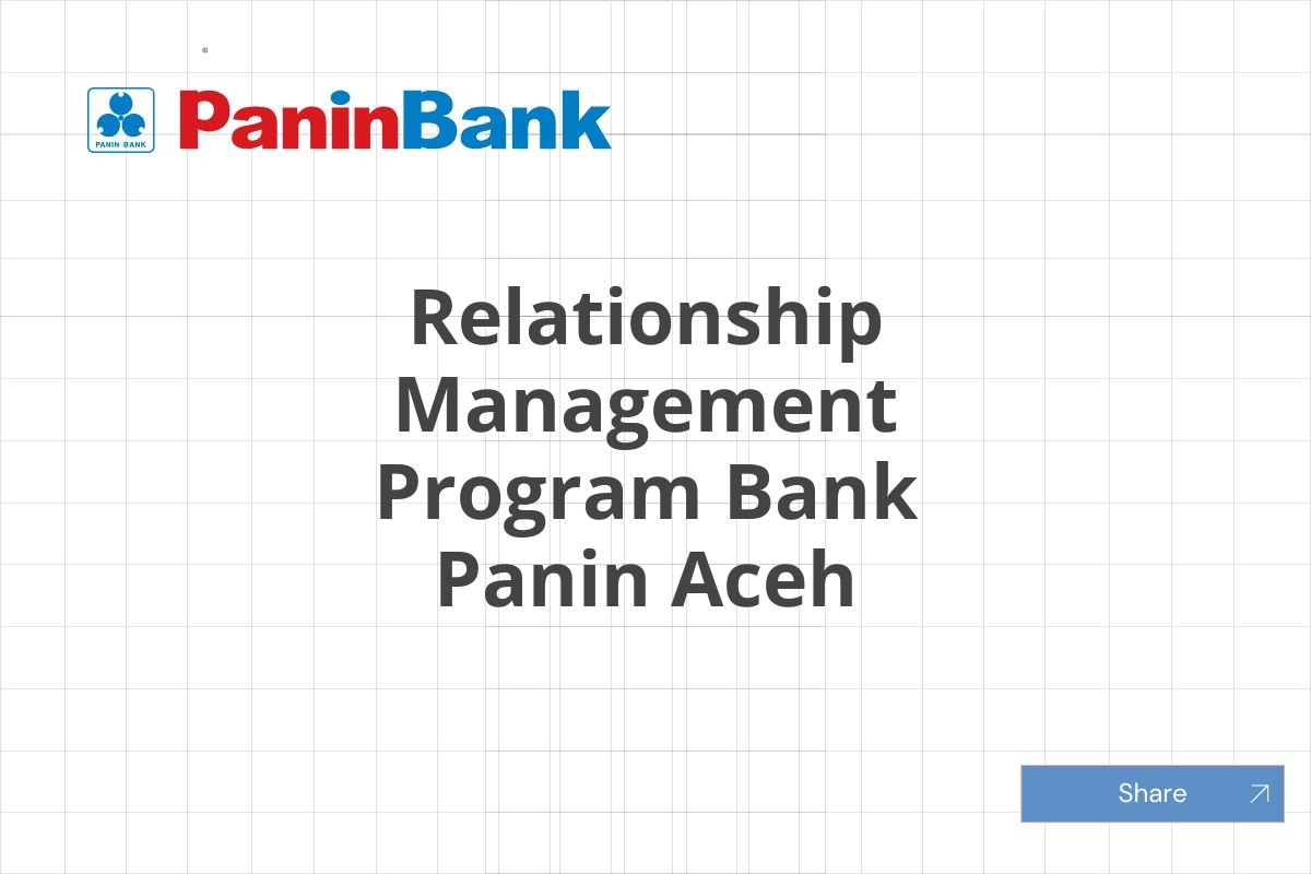 Relationship Management Program Bank Panin Aceh
