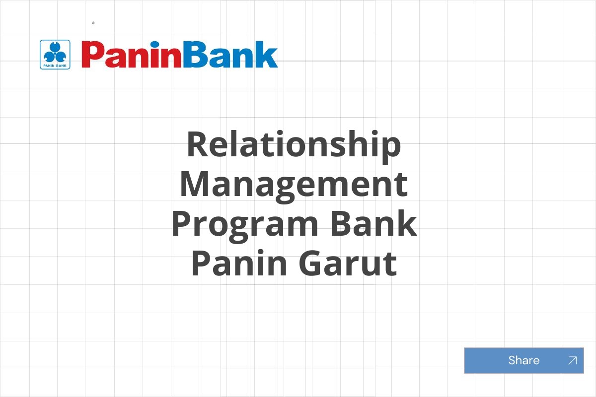 Relationship Management Program Bank Panin Garut