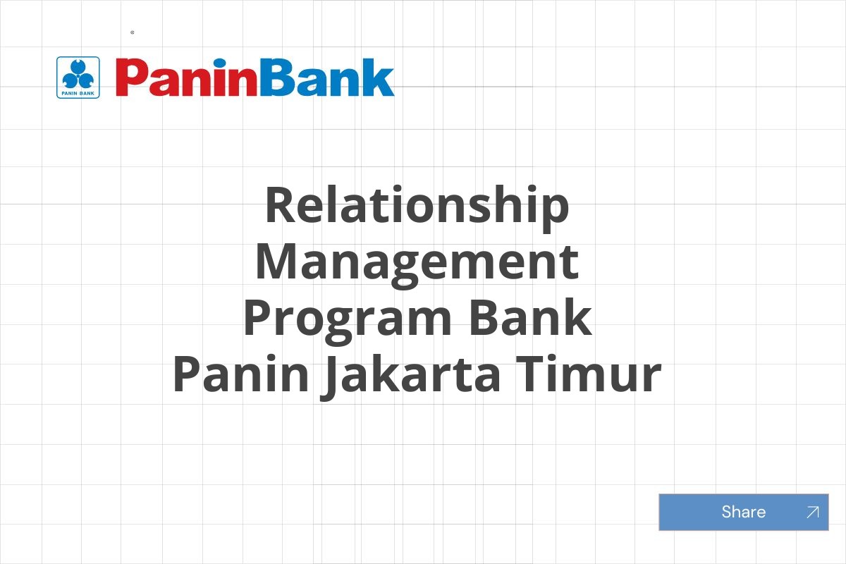 Relationship Management Program Bank Panin Jakarta Timur