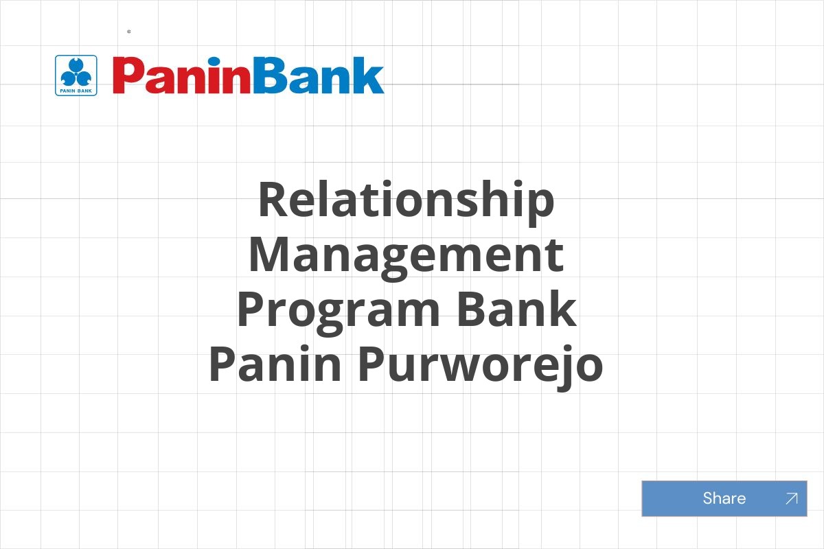 Relationship Management Program Bank Panin Purworejo