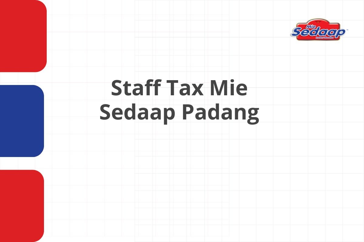 Staff Tax Mie Sedaap Padang