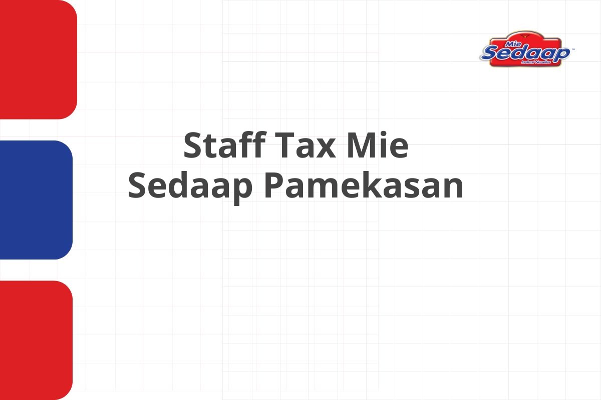Staff Tax Mie Sedaap Pamekasan