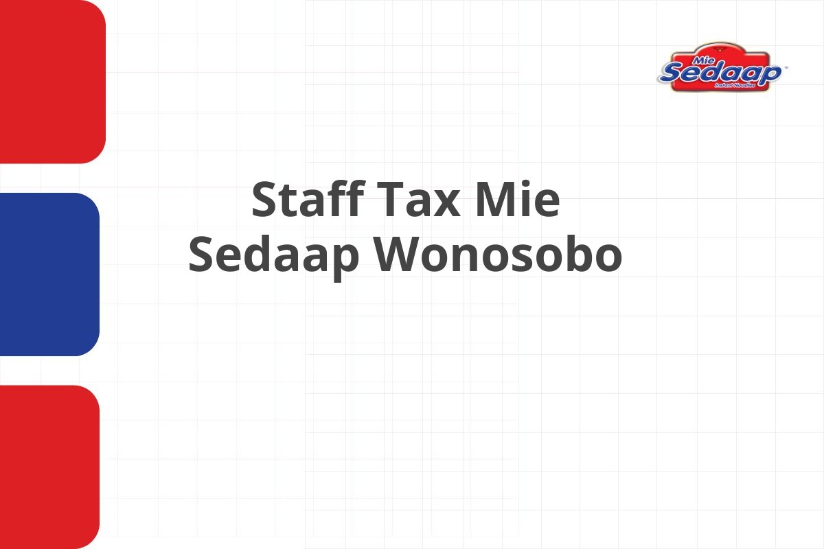 Staff Tax Mie Sedaap Wonosobo