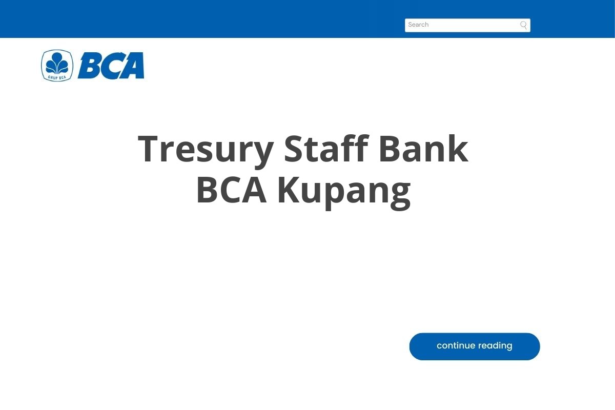 Tresury Staff Bank BCA Kupang