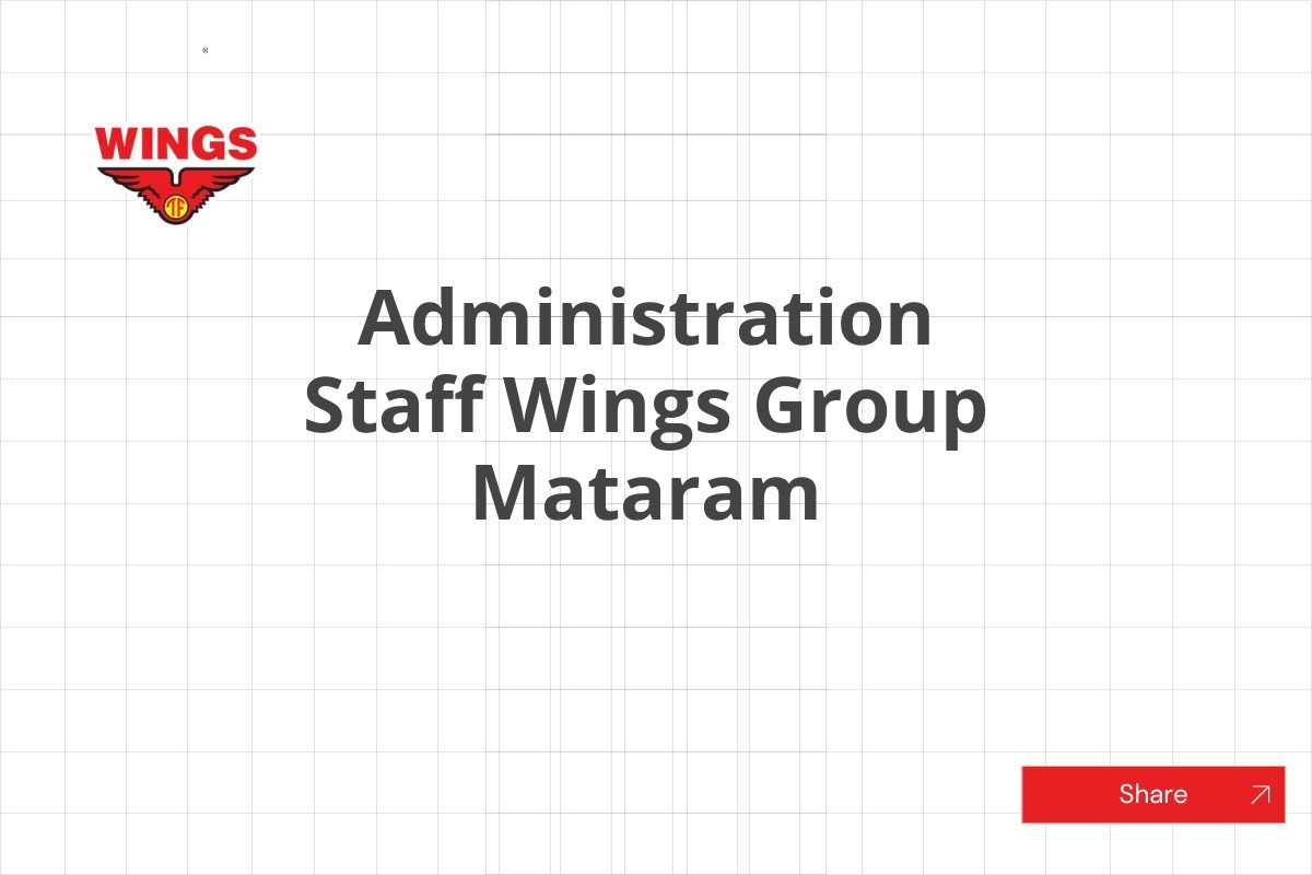 Administration Staff Wings Group Mataram