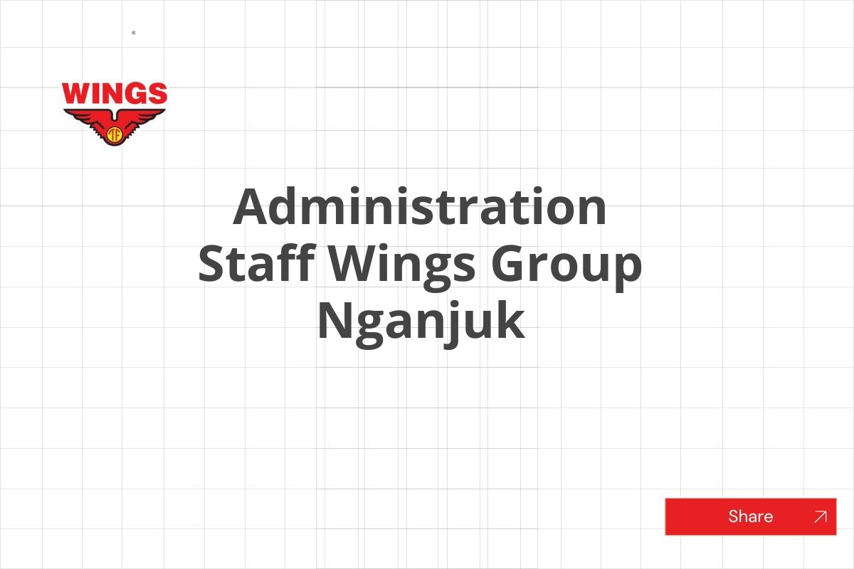 Administration Staff Wings Group Nganjuk