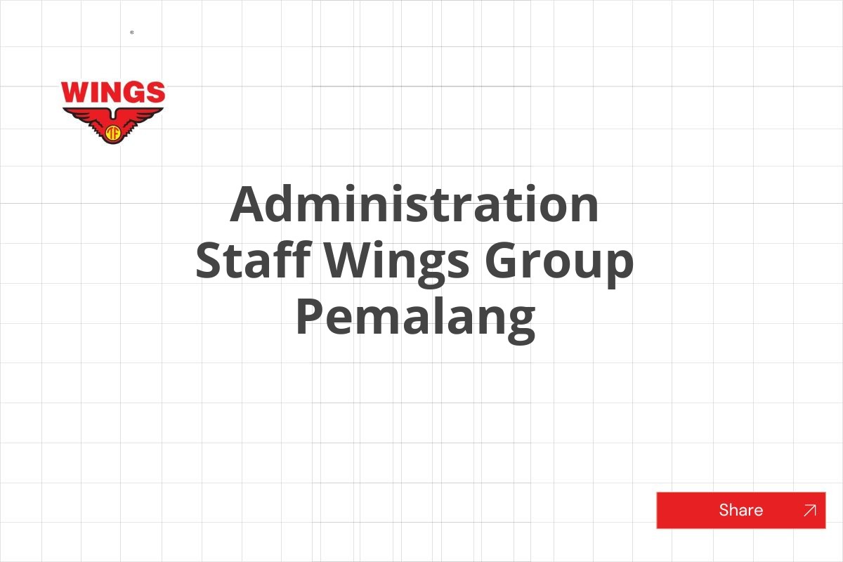 Administration Staff Wings Group Pemalang