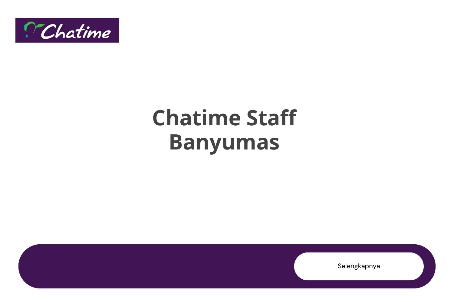 Chatime Staff Banyumas