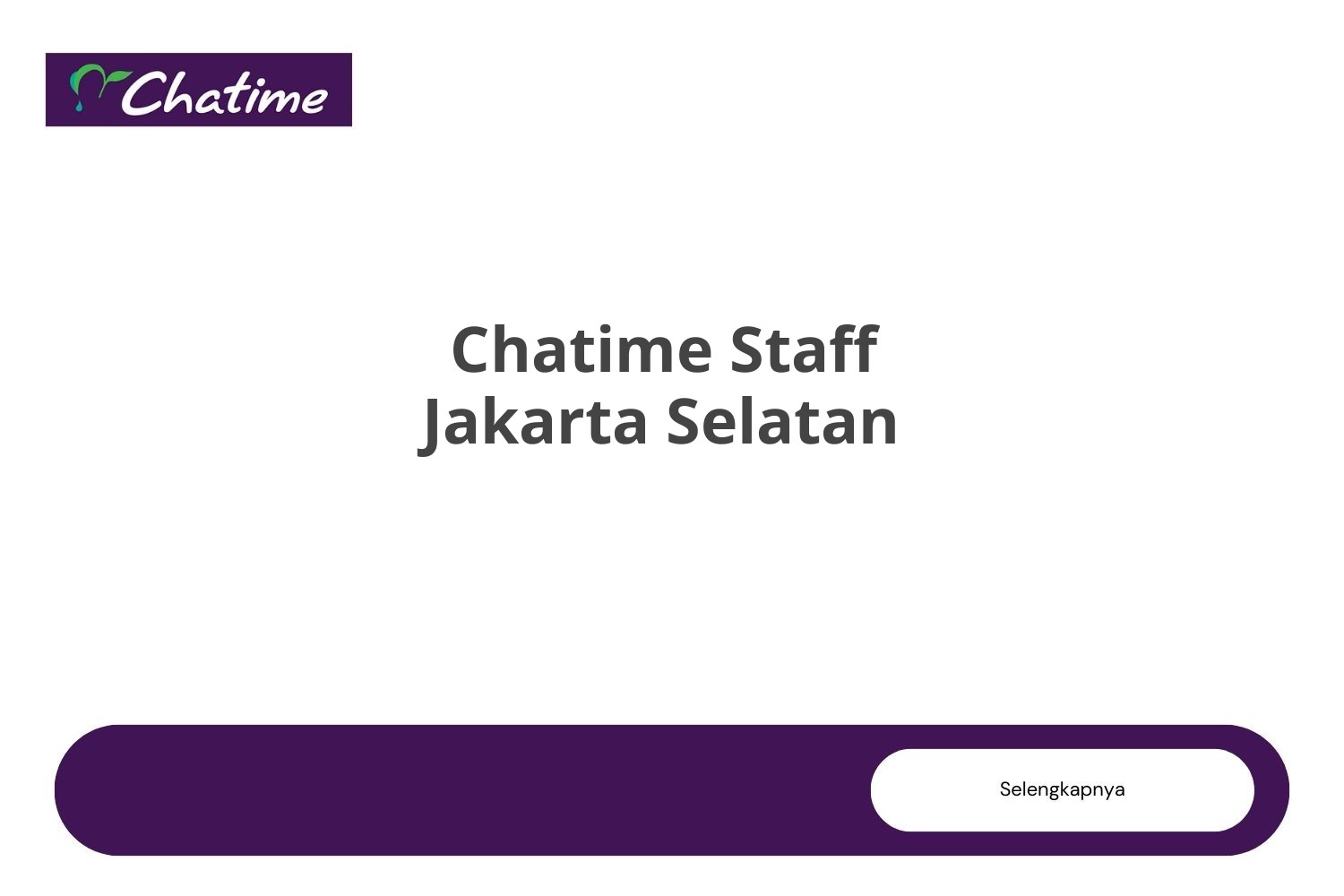 Chatime Staff Jakarta Selatan