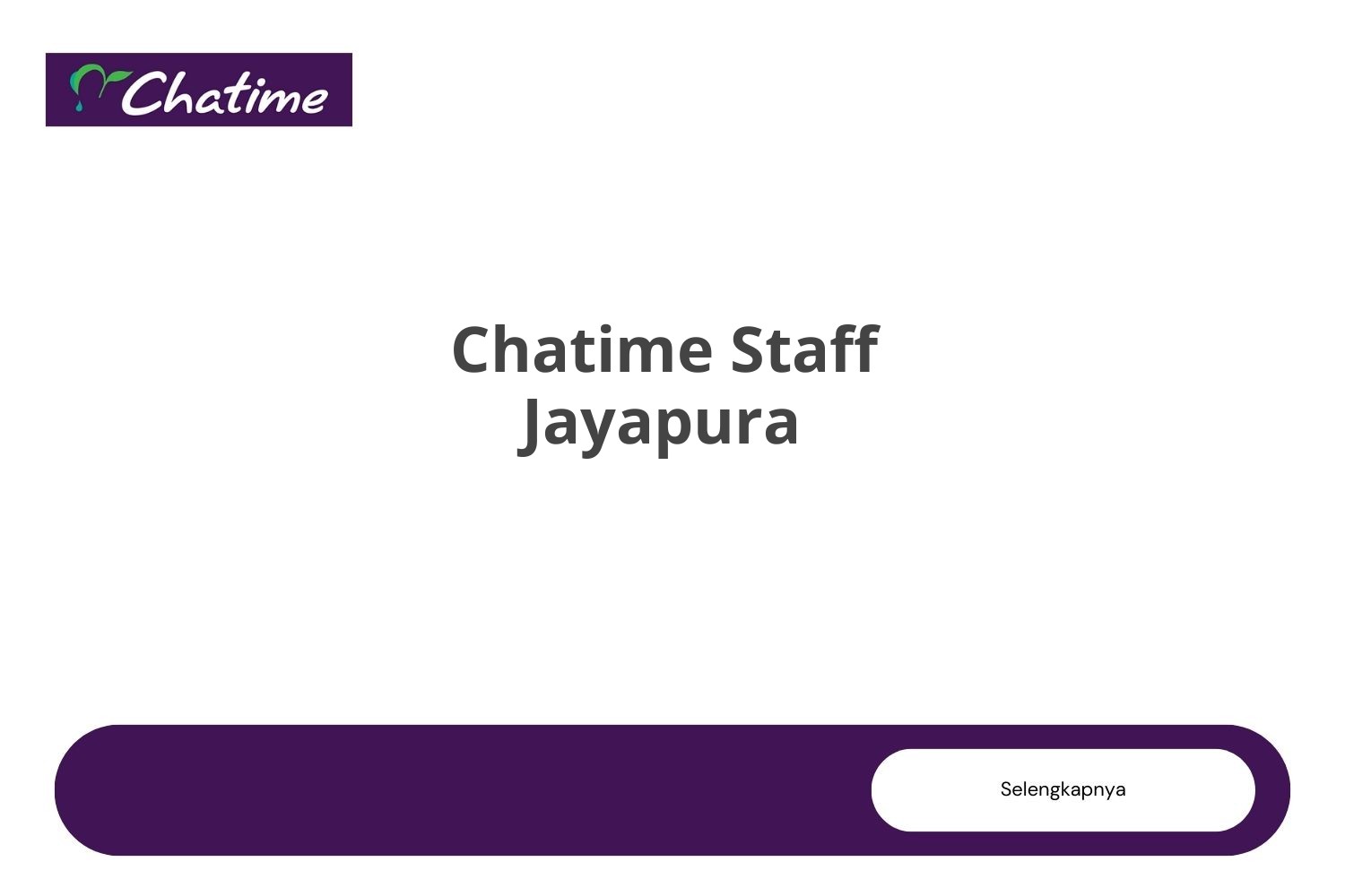 Chatime Staff Jayapura
