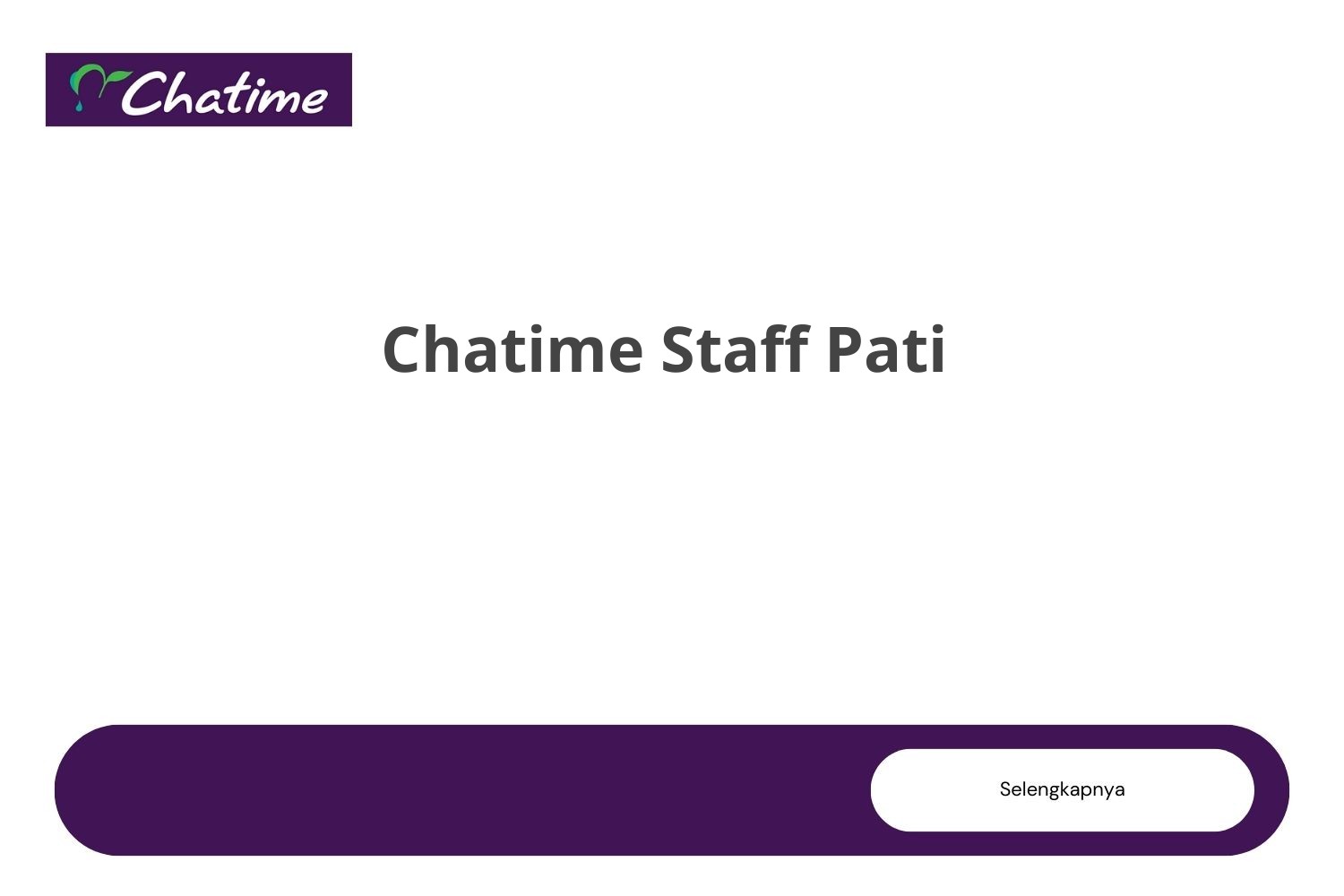 Chatime Staff Pati