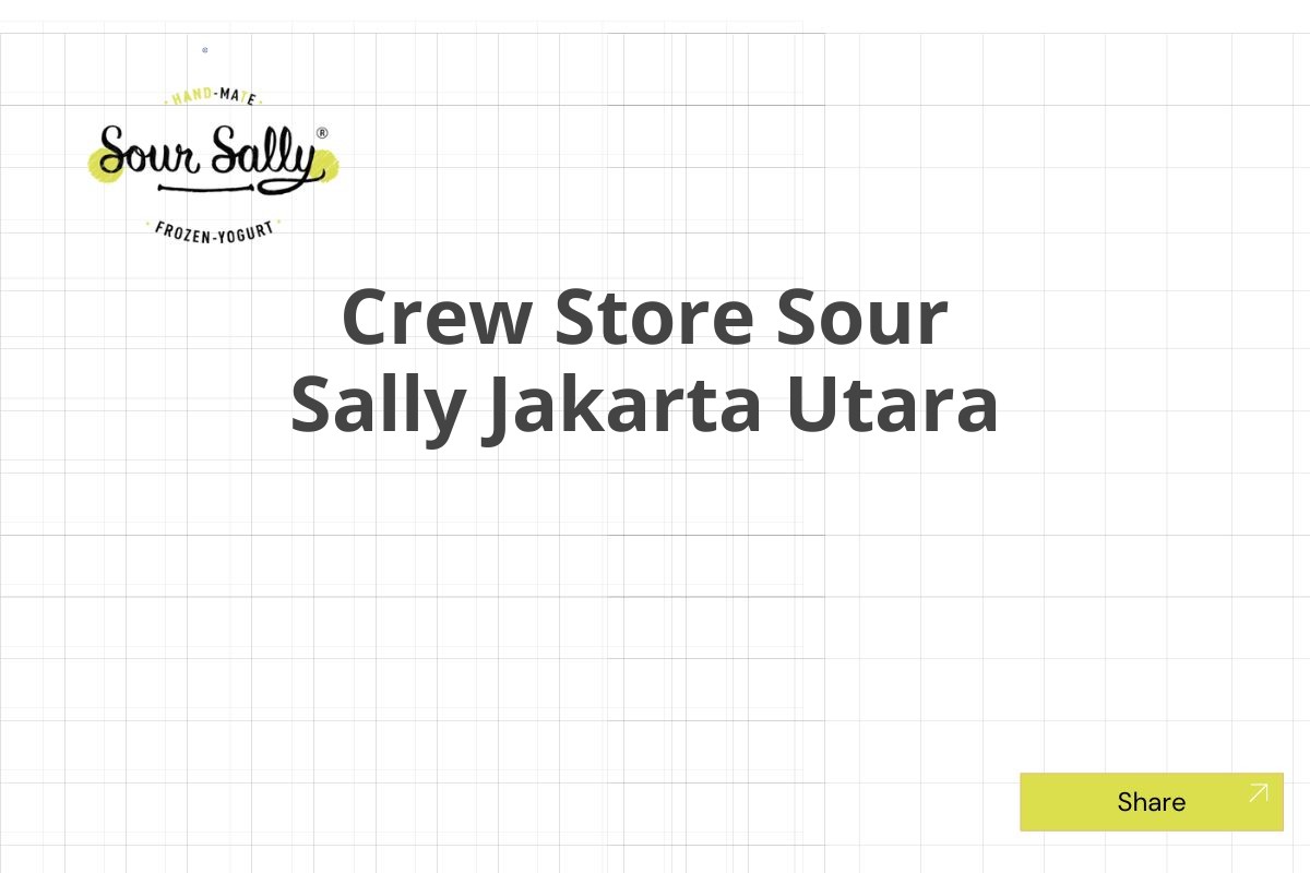 Crew Store Sour Sally Jakarta Utara