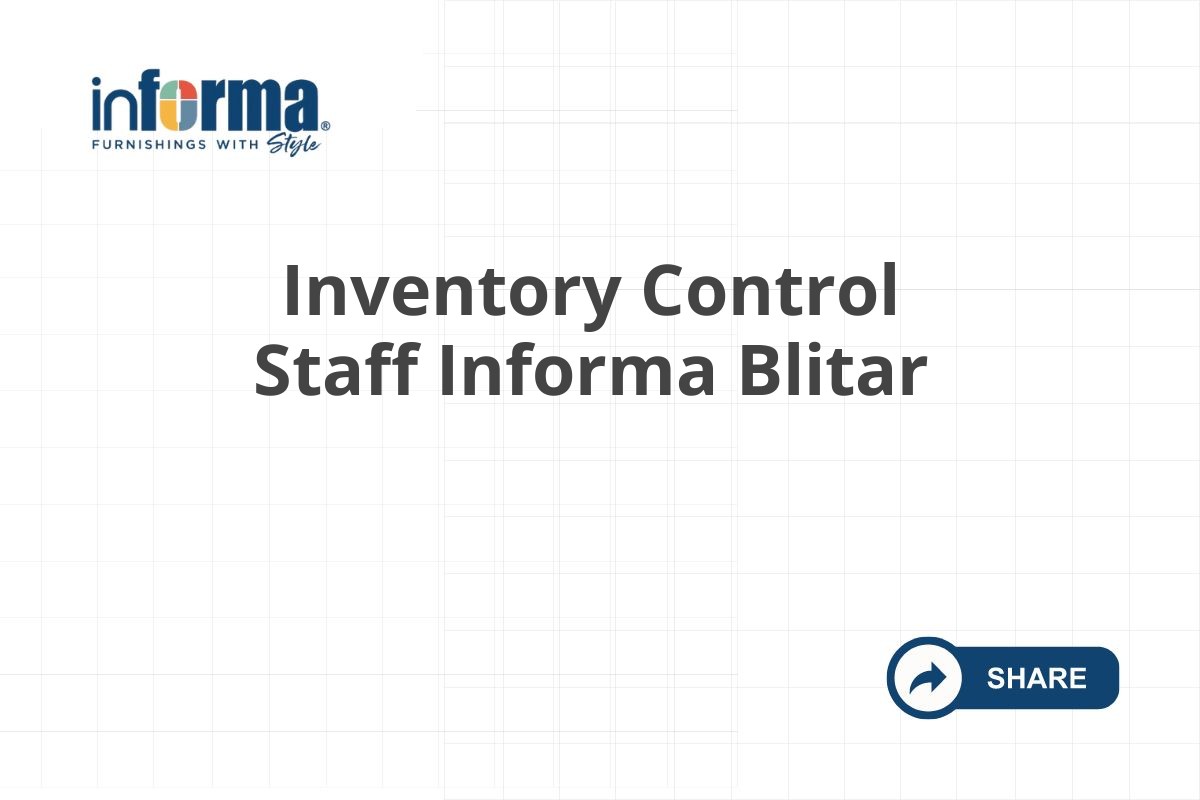 Inventory Control Staff Informa Blitar