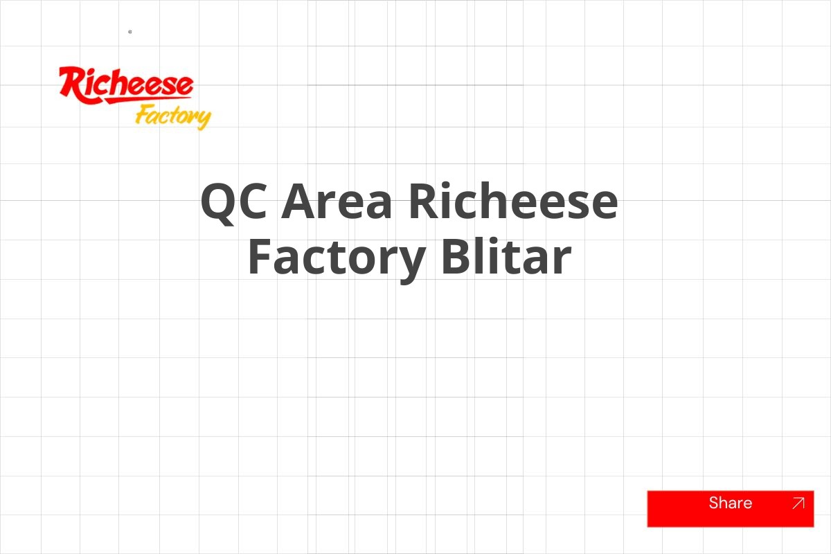 QC Area Richeese Factory Blitar