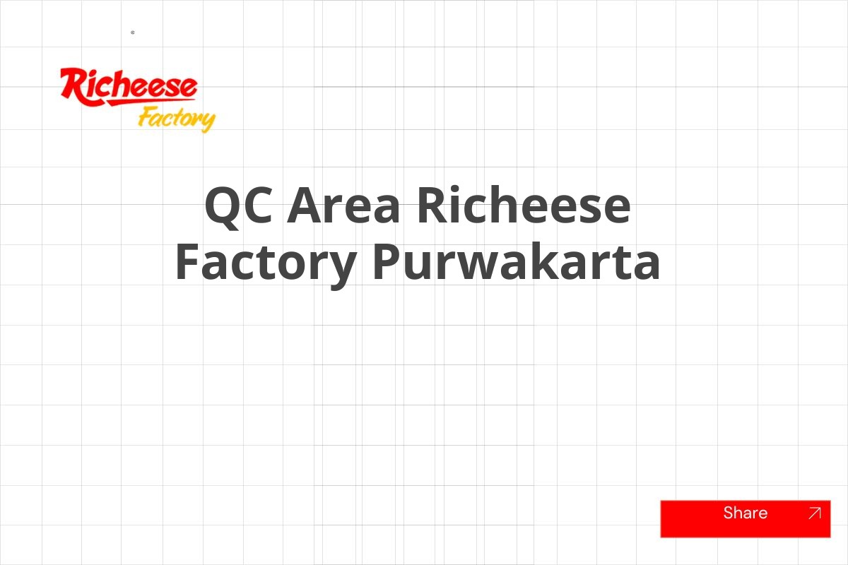 QC Area Richeese Factory Purwakarta