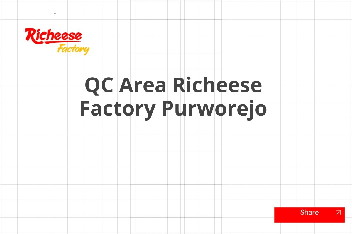 QC Area Richeese Factory Purworejo