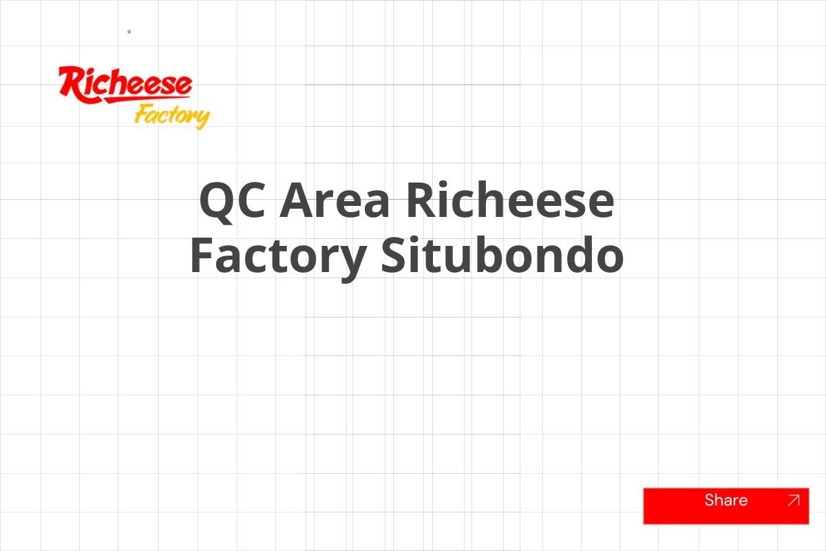 QC Area Richeese Factory Situbondo