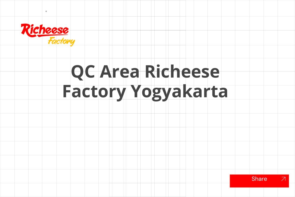 QC Area Richeese Factory Yogyakarta